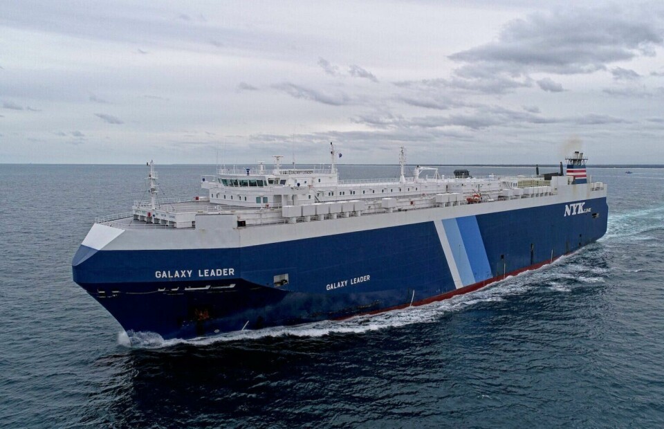 Houthi forces seize NYK car carrier in Red Sea NYK_Galaxy_Leader