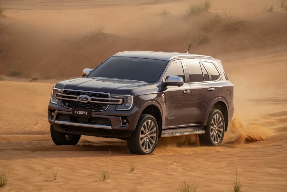 The Next-Gen Ford Everest launched in the Middle East last October NGE off-road shots 2