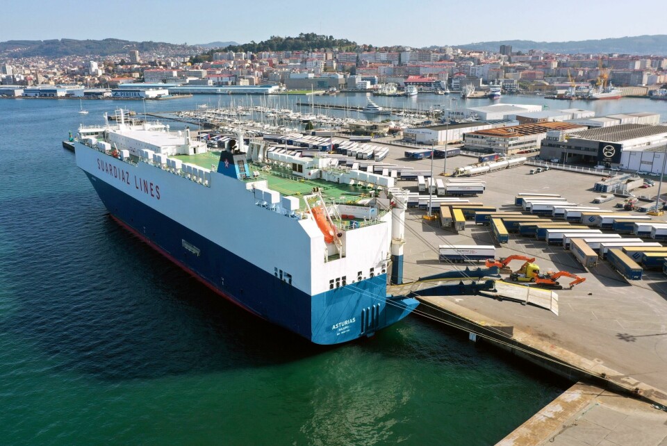 Vessel M/V Asturias from Suardiaz Group. It has a cargo capacity of 4,200 CEU. Suardiaz 07 copia