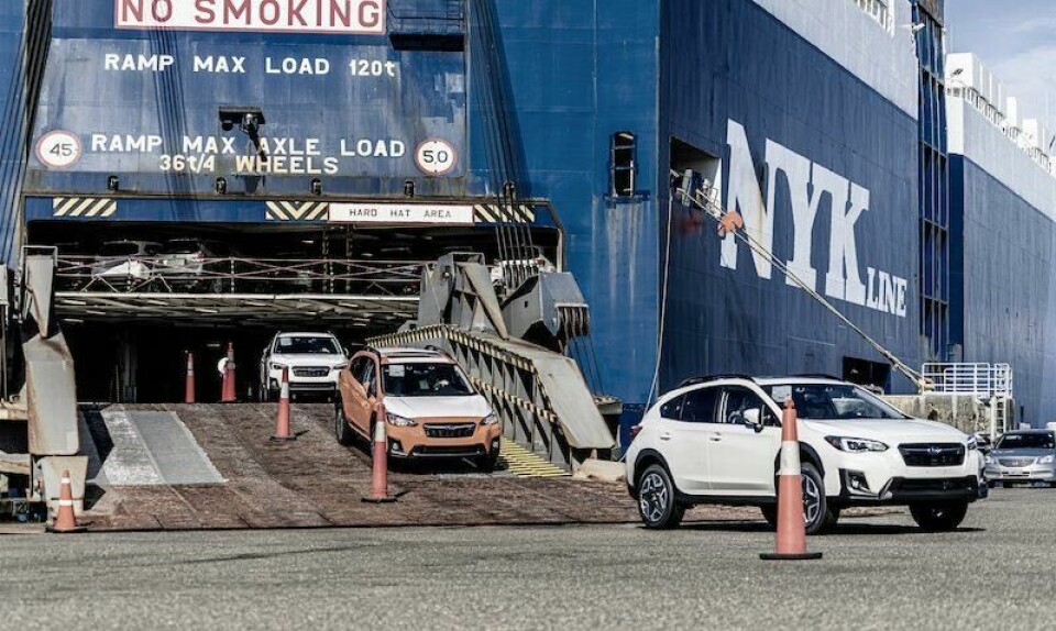 The carmaker’s import ports are evenly spread throughout the country, helping to balance distribution flows Subaru of America imports by shipping