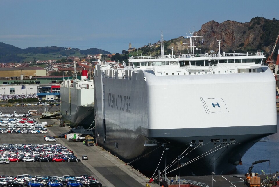 Most cargo carried by Höegh Autoliners to Africa goes from Europe and Asia to the south and east of the continent Hoegh vessel, Santander