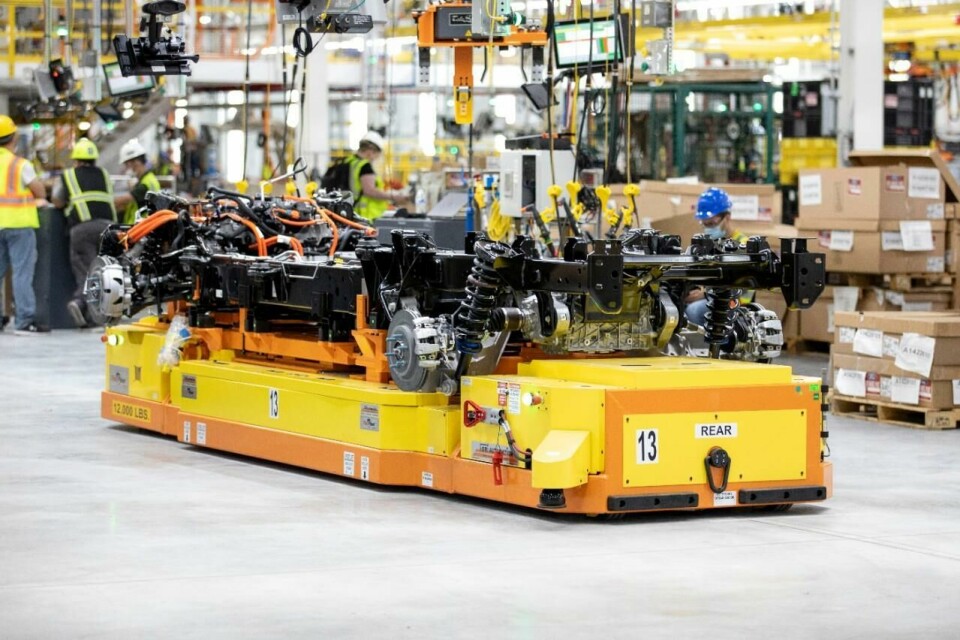 Ford F-150 EV assembly at the Rouge Electric Vehicle Center in Dearborn F150_Ford_assembly14