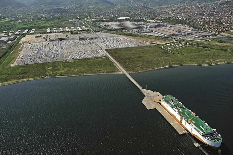 Ford uses short-sea carriers to move Transit and Tourneo vans from Kocaeli (pictured), Turkey, to European ports including Koper and Venice, and via Valencia to Southampton, Flushing and Bremerhaven Koceali