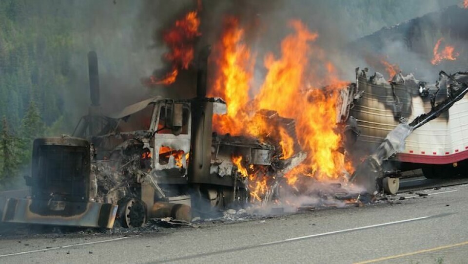 Spate of violent attacks against trucks in South Africa threatens automotive industry shutterstock_truck_blaze