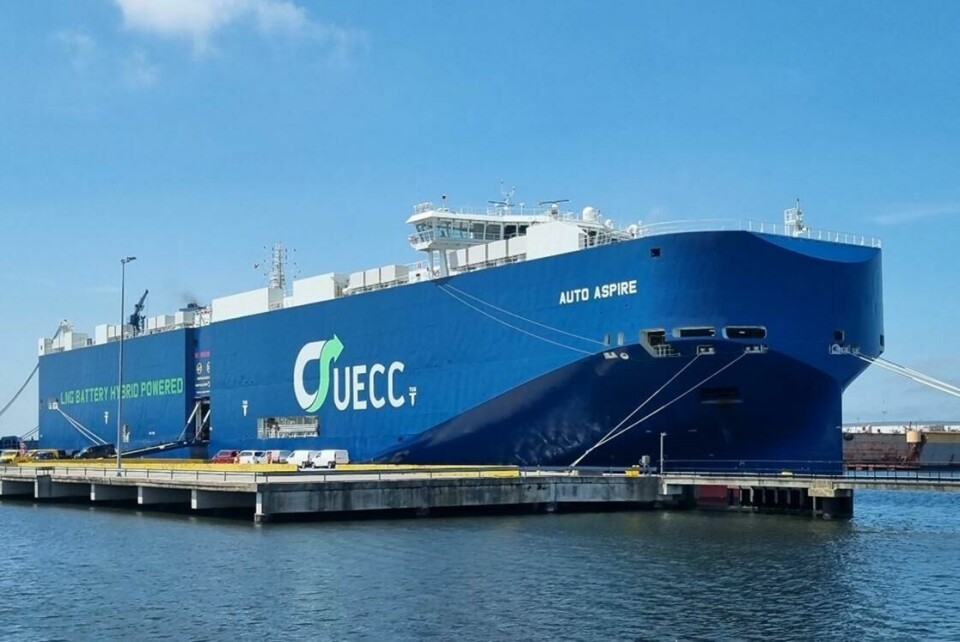 UECC’s Auto Aspire is a multi-fuel LNG battery hybrid pure car and truck carrier UECC Auto Aspire