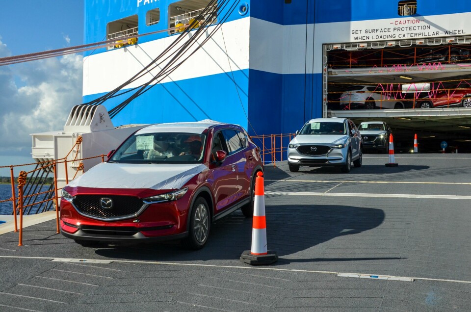 Jacksonville port handled 356,000 vehicles up to June this year Jacksonville port