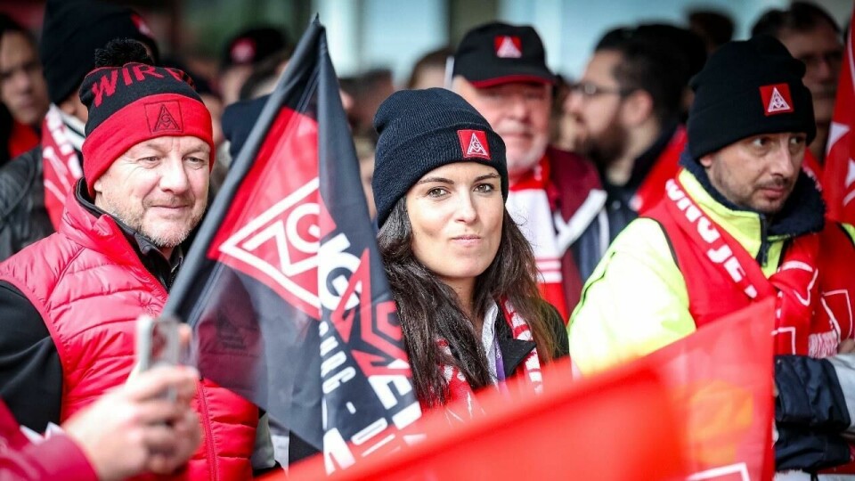 IG Metall union called today’s action on VW “warning strikes” IG Metall strike