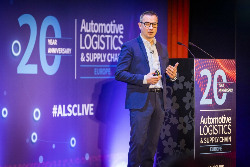 Etienne Jacob from Plastic Omnium said changes in demand at short notice have been disruptive, leaving the supplier of with no time to prepare properly for supply volatility Etienne_Jacob_ALSC_Bonn_014