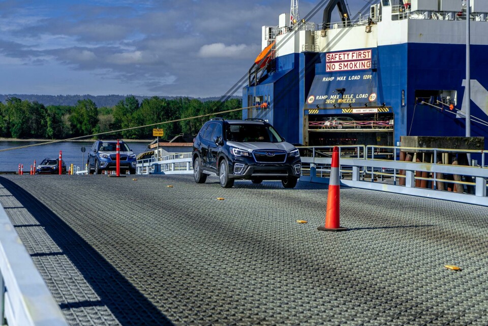 Subaru’s being delivered to Port of Vancouver USA POV_Subaru-2020
