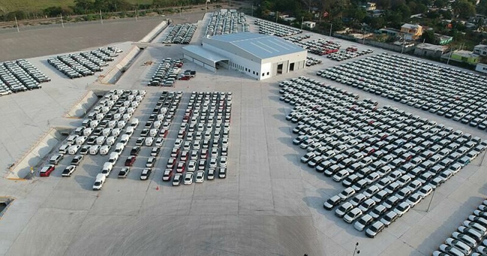Höegh Autoliners’ facility outside the port of Veracruz Hoegh facility outside the port of Veracruz