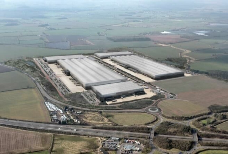 Artists impression of JLR’s new global parts logistics centre in the UK JLR_Unipart_Appleby Magna