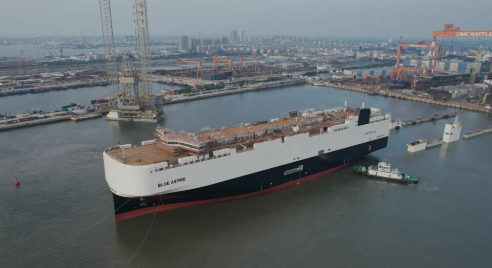 Blue Aspire brings UECC’s fleet to 15, with five dual and multi-fuel LNG vessels Blue Aspire UECC hires copy 2