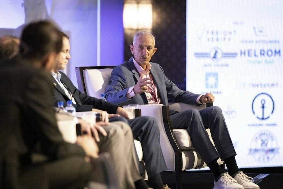 Achim Glass, Kuehne + Nagel, said capacity, geopolitical tensions and extreme weather are the key issues that “keep customers up at night” ALSC Global Achim Glass