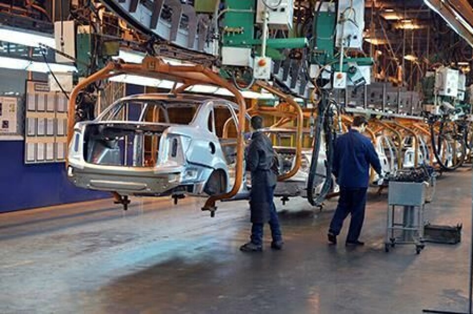 AvtoVaz has been struggling with production since the beginning of March because of parts shortages AvtoVaz was forced to stop its plants several times in recent years because of the problems with components