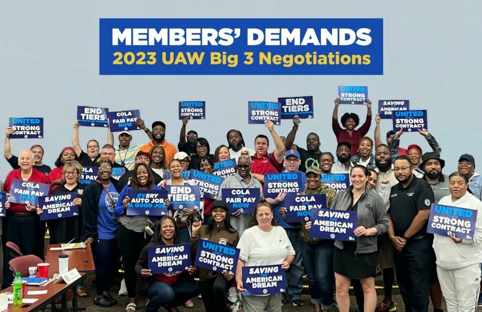 Shawn Fain, president, UAW said: “We have turned the tide for the American autoworker” UAW big three strikes