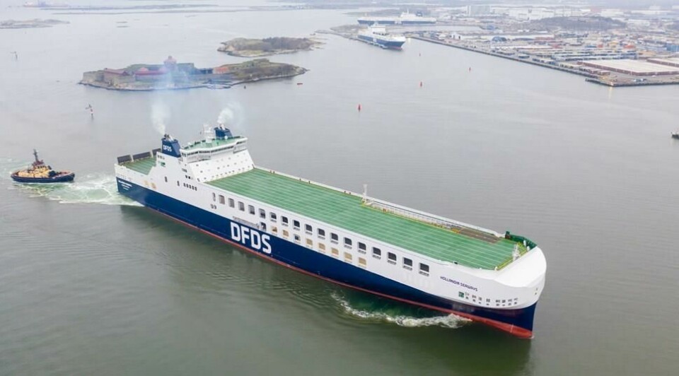 Volvo to use new cargo ship from DFDS hollandia111