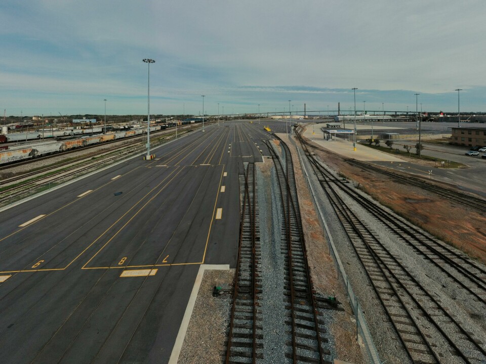 The port is served on the land side by five of North America’s Class 1 rail companies Rail Spurs