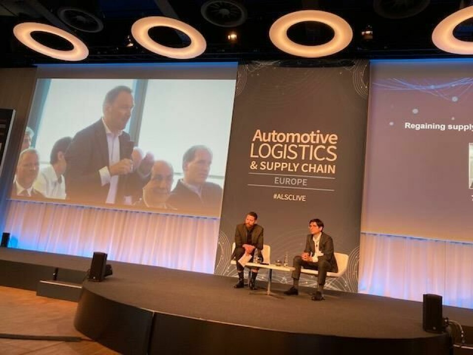 Jean-François Salles, global vice-president of supply chain at Renault Group (right) kicked off discussions at this week’s ALSC Europe conference in Munich ALSC Europe SALLES Renault