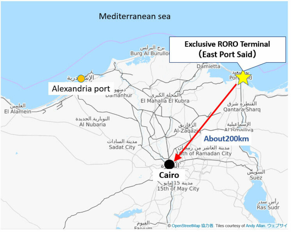 Dedicated ro-ro terminal planned for Egypt’s Port Said Port_Said_map_E