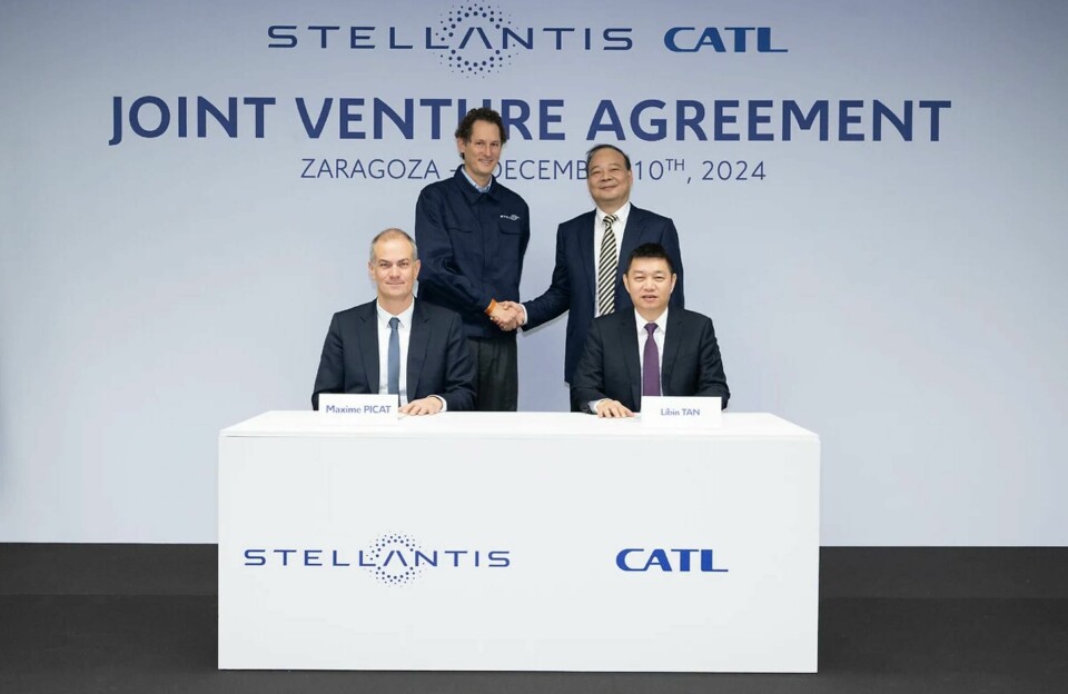 Stellantis and CATL to form JV for battery facility in Zaragoza, SpainMaxime Picat, Stellantis and Liban Tan, CATL signing the joint venture agreement to build a 50GWh LFP battery facility at Stellantis’ Zaragoza site in Spain Stellantis and CATL to form JV for battery facility in Zaragoza, Spain