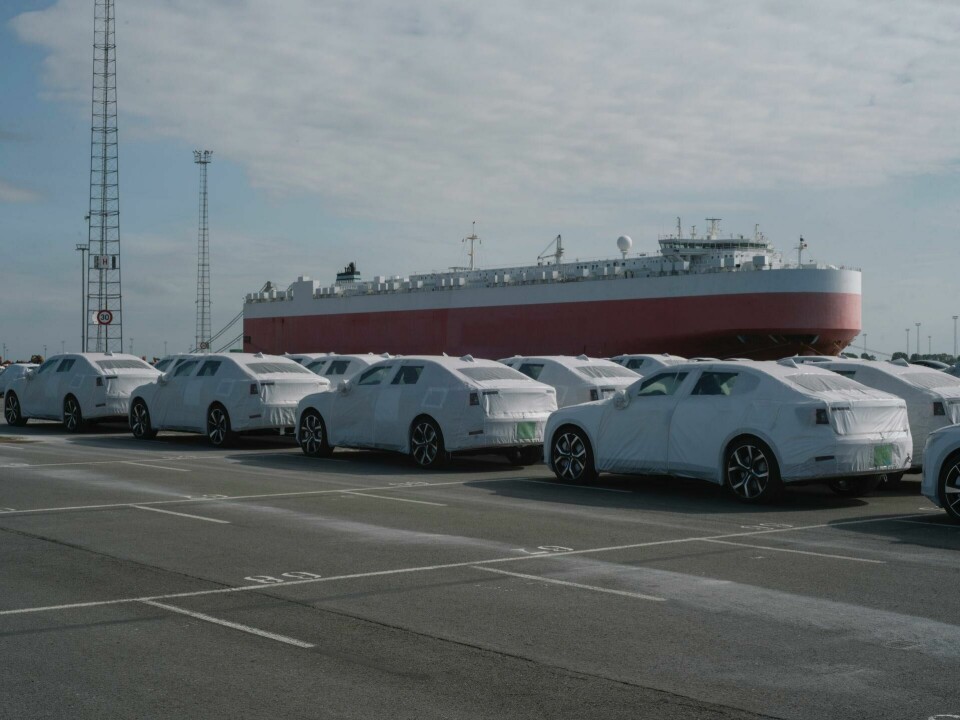 First Polestar 2 vehicles delivered through Zeebrugge Polestar-2-EVs-arrive-in-Europe-8