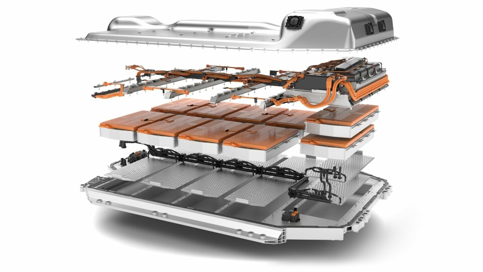 The fifth-generation battery that BMW uses for the new iX3 electric SUV BMW Gen5 High-Voltage-Battery for BMW iX3