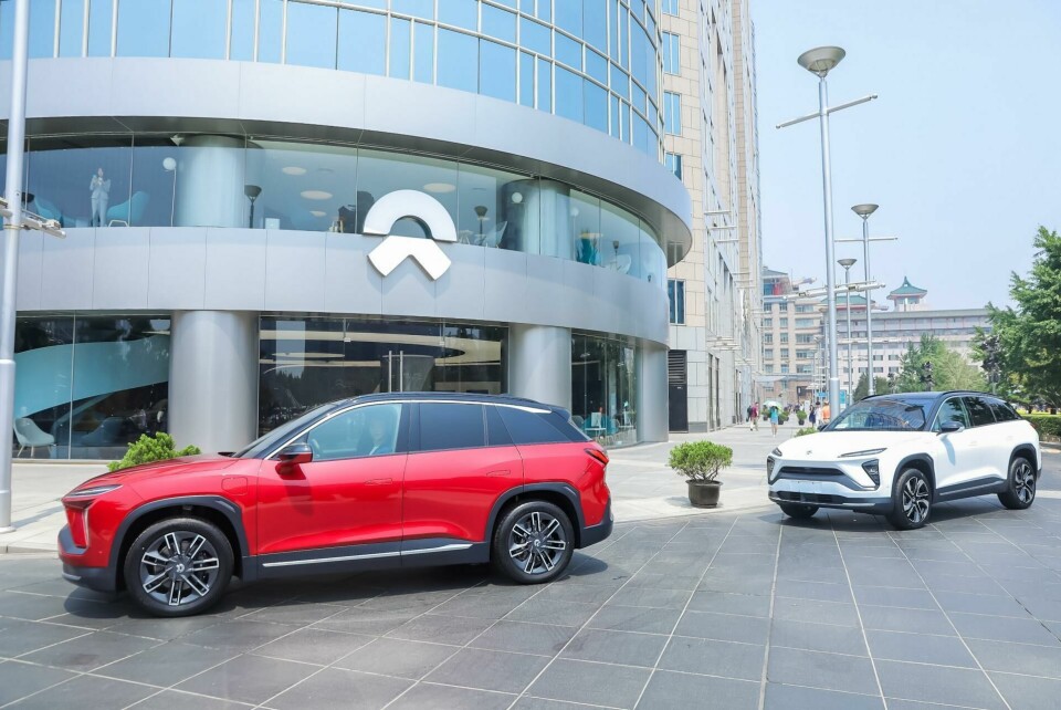 Nio suspends assembly in China because of chip shortage Nio_ES6_dealer