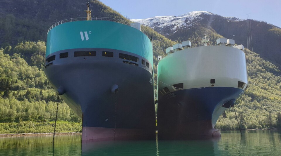 WW vessels in cold lay-up WW Ships in cold layup