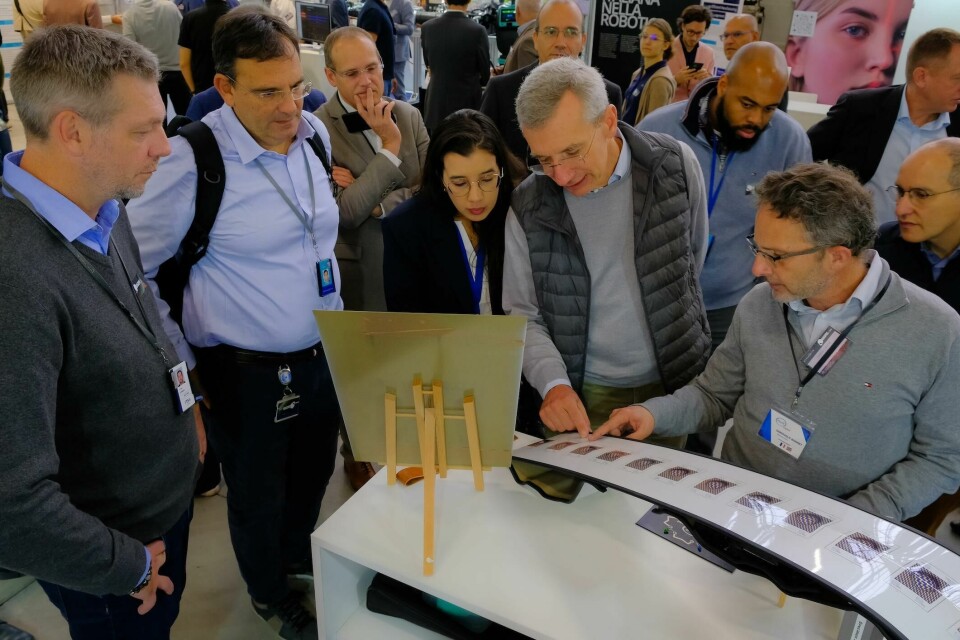 Stellantis seeks scaleable production and logistics innovationChief manufacturing officer Arnaud Deboeuf (second from right) is seeking partners with whom it can implement solutions to solve real-world manufacturing problems Arnaud Deboeut at Stellantis Factory Booster Day
