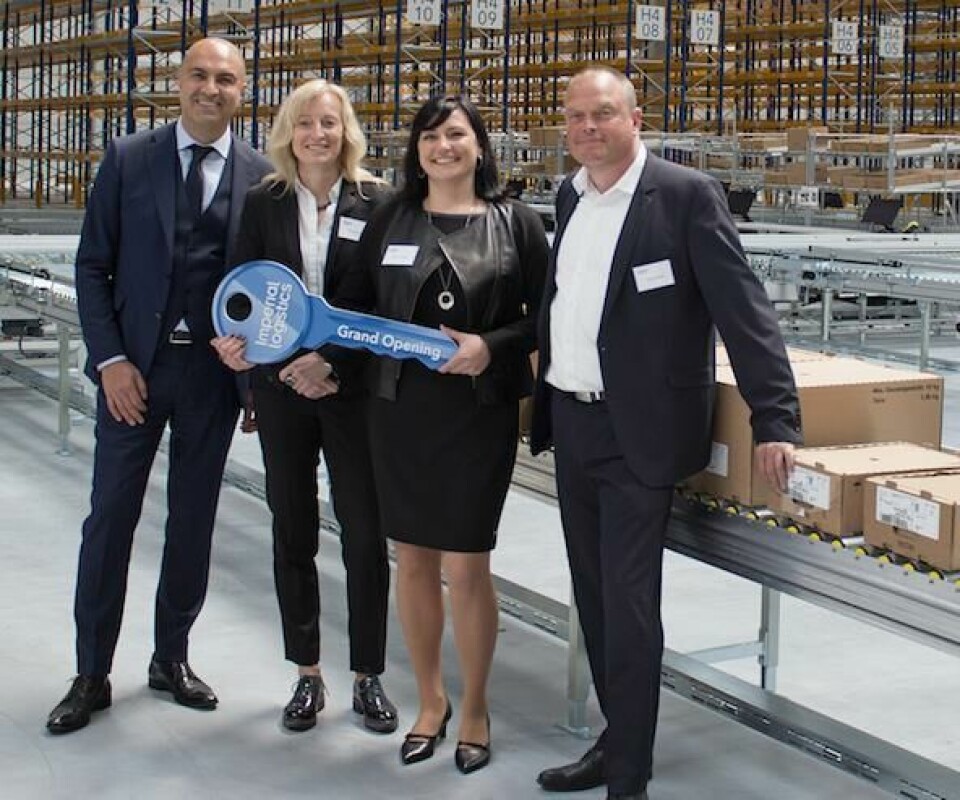 (L to R) Hakan Bicil, CEO, Imperial Logistics International; Astrid Lühring, member of the management board of Volkswagen Group Logistics; Beatrice Liedtke, site manager Wilhelmshaven, Imperial Logistics International; Frank Leweling, head of project management BTS, Panattoni Europe Grand_Opening_Imperial_Logistics_1