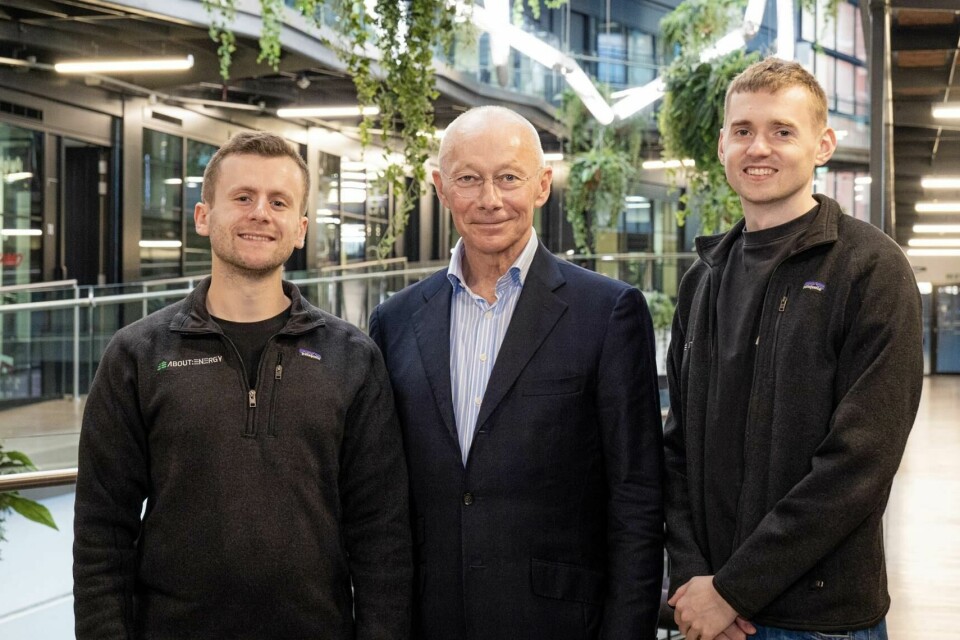 From left to right: Kieran O’Regan, Thierry Bolloré and Kevin White, About:Energy ORegan_Bollore_White_AboutEnergy