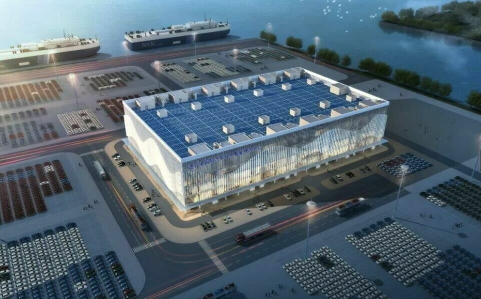 The Lianyungang International Automobile Green Intelligent Logistics Center design CIMC_IoT_automated parking garage