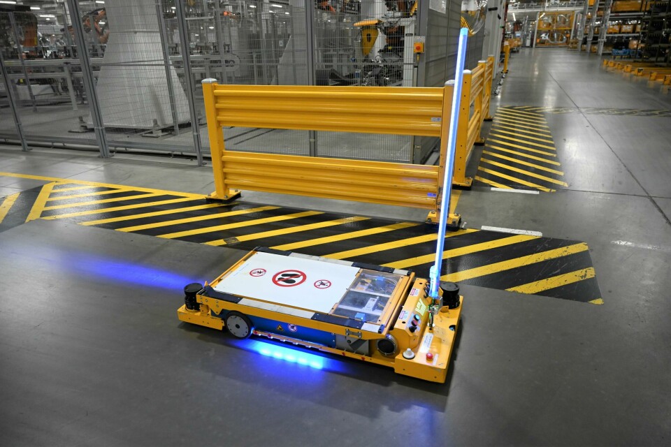 An ideal plan for logisticsThe STRs in the body shop are supplied from idealworks, an autonomous logistics company founded by BMW BMW STR1