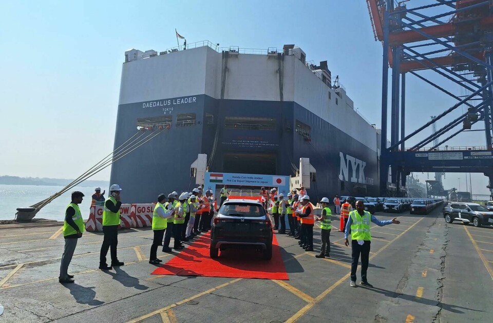 NYK Line is transporting the Elevate SUVs from APM Terminals Pipavav honda-pipavav