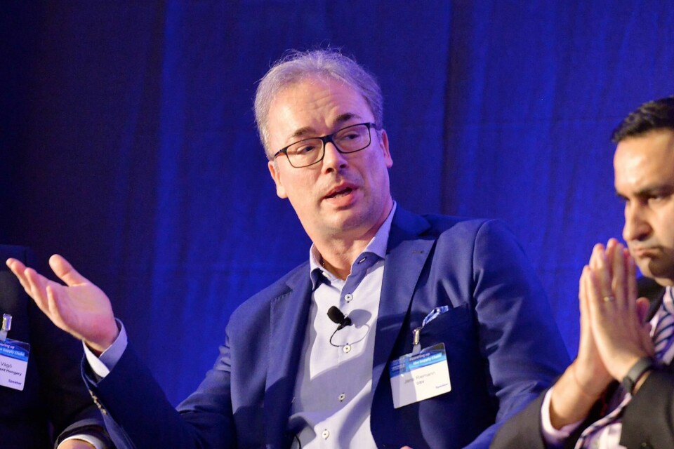 Jens Riemann of DSV Solutions said there was little pressure on logistics providers from clients with regard to sustainability Jens Riemann, DSV Solutions