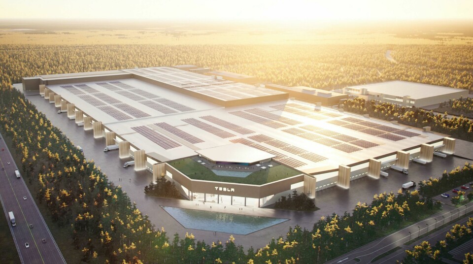 Can Tesla shift the balance of EV battery and cell supply chains away from China? Tesla Gigafactory Berlin rendering