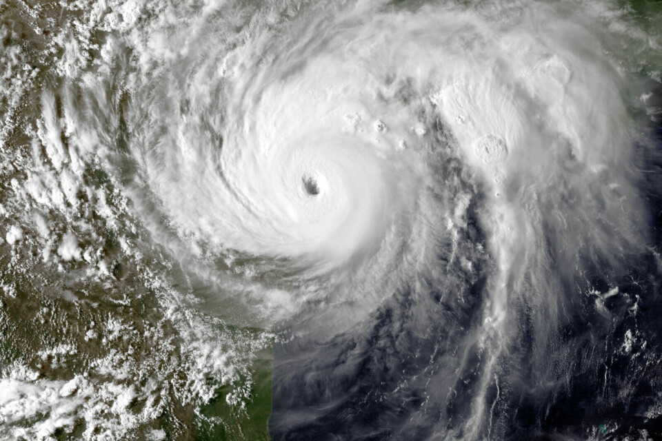 Hurricane Harvey, which hit the US in 2017, damaged port infrastructure and slowed down cargo processing times Hurricane Harvey