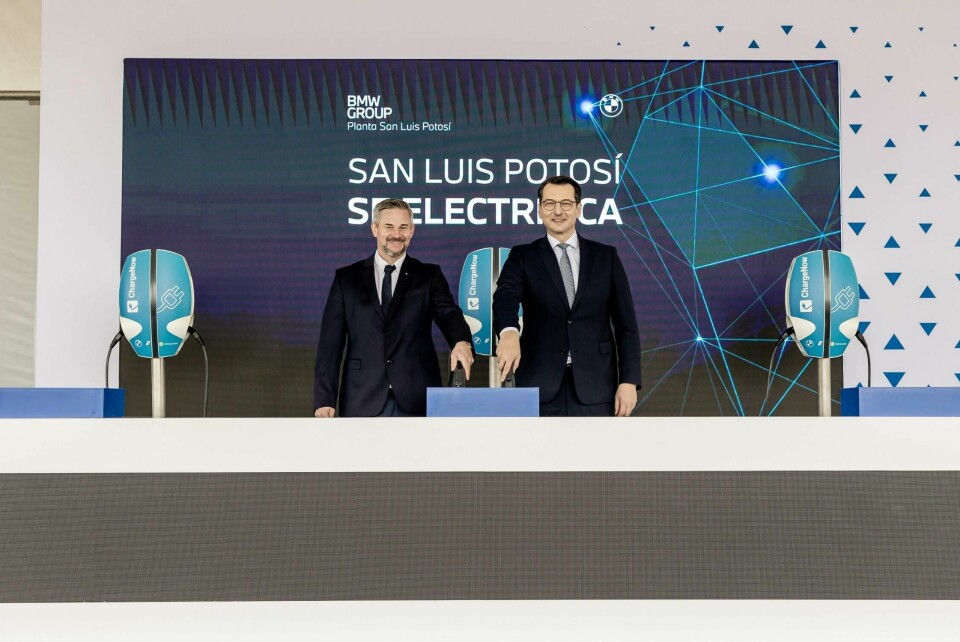 Harald Gottsche, CEO and president of the San Luis Potosi plant (left), and Milan Nedeljković, head of production BMW_Gottsche_Nedeljković