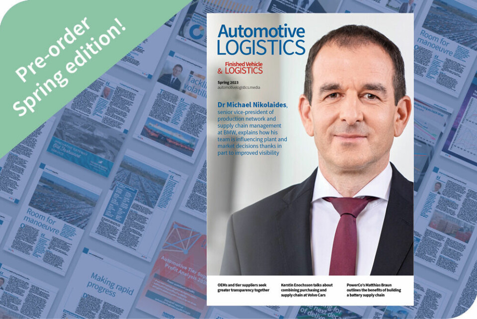 Coverage of logistics executives from PowerCo, BMW, Volvo Cars and many more will feature in the Automotive Logistics Spring 2023 edition, which is returning to print! Pre-order your copy and subscribe for the entire year AL Subs Landing Page_V24