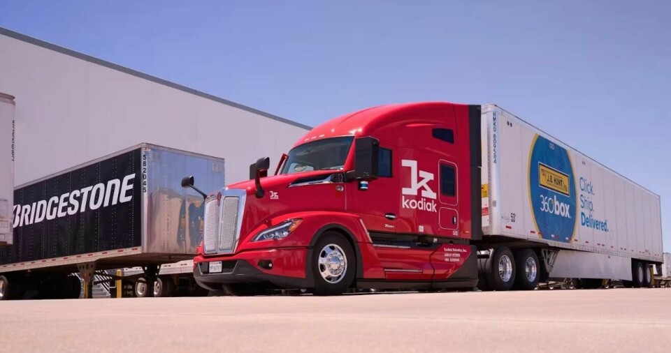 The Bridgestone service is benefitting for Kodiak’s autonomous trucks and JB Hunt’s 360box programme Kodiak Robotics hub