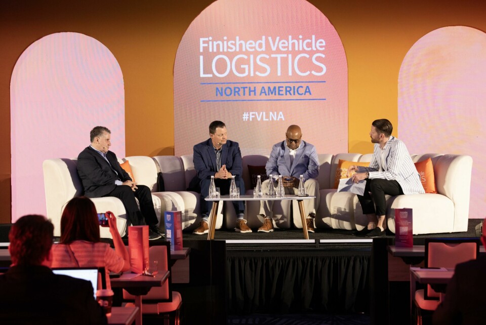 FVL North America 2025: (L to R) Tony Stinsa, International; Thomas Shannon, GM; Charles Franklin, Glovis America; Christopher Ludwig, Automotive Logistics FVL North America 2025: (L to R) Tony Stinsa, International; Thomas Shannon, GM; Charles Franklin, Glovis America; Christopher Ludwig, Automotive Logistics