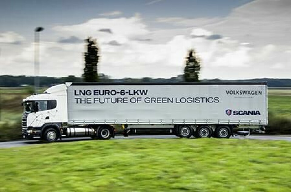 Sustainable transport optionsAudi and the Volkswagen Group are looking to sustainable transport options including LNG and electric equipment truck.jpg