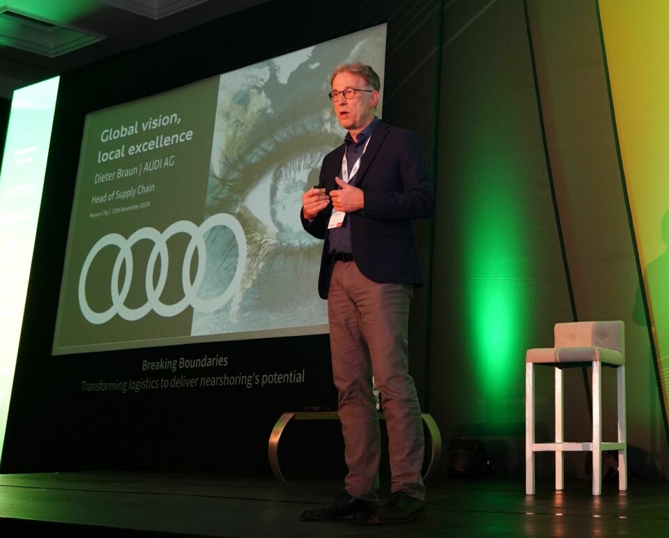 Audi’s head of supply chain, Dieter Braun, told delegates at ALSC Mexico about how central supply chain logistics was to the carmaker’s global vision for the industry’s manufacturing and logistics transformation Dieter Braun_Audi_ALSC Mexico