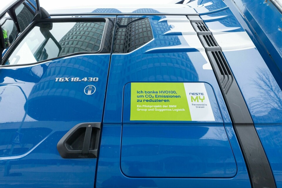 BMW has expanded its use of HVO100-fuelled trucks in a pilot programme BMW used vehicle oil fuel in Munich