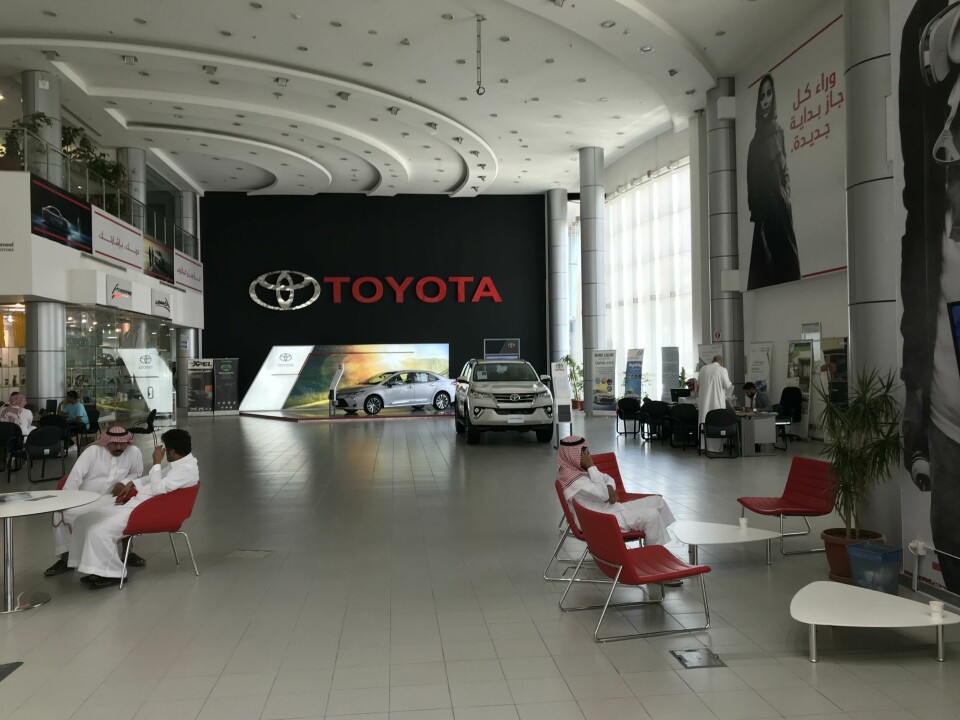 AEI Saudi believes the country is entering a bell curve of growth, especially given that women are now legally allowed to drive Toyota dealership, Saudi Arabia