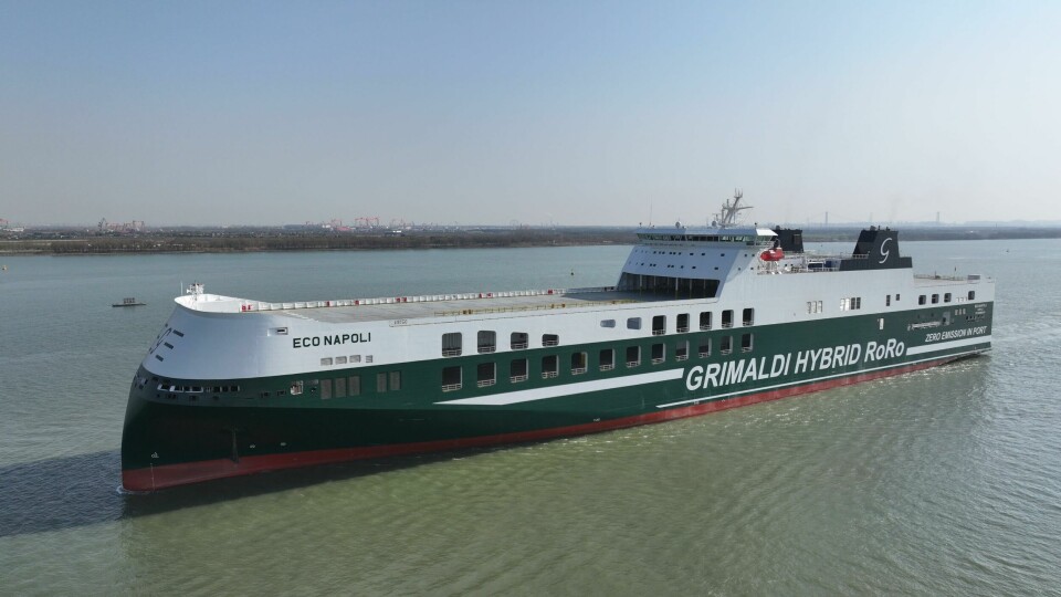 Eco Napoli is the 14th Grimaldi Green 5th Generation (GG5G)-class ship delivered Eco Napoli
