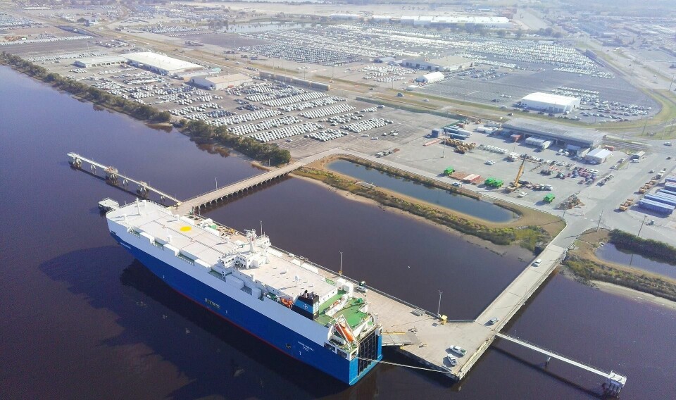 The expansion of Berth 22 at Blount Island Terminal is now complete Jaxport Blount Island expansion