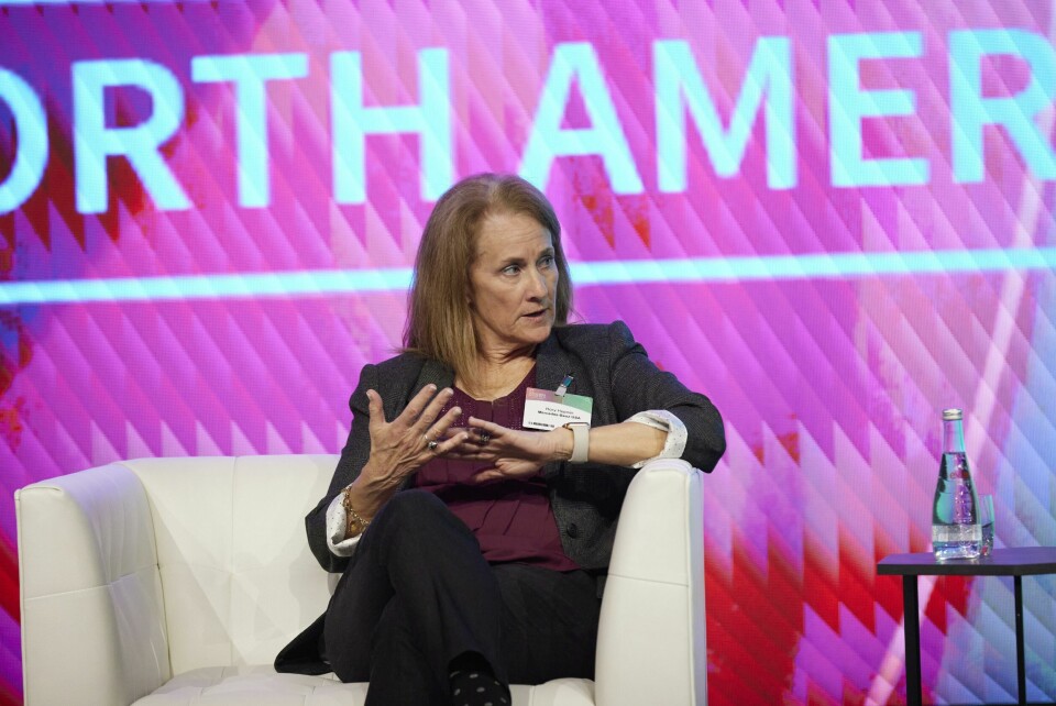 Rory Hepner at Automotive Logistics’ Finished Vehicle Logistics North America conference in 2023Rory Hepner is retiring from Mercedes-Benz USA after 33-years of service Rory Hepner speaking at Automotive Logistics' Finished Vehicle North America conference in 2023, she is mid-speech and sat on a white armchair