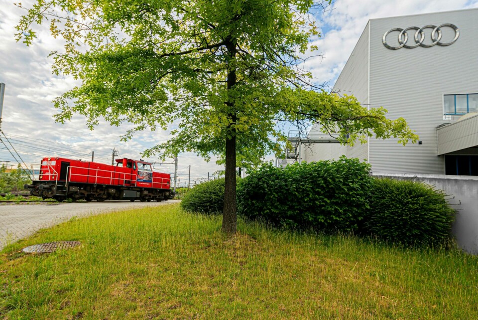 Greater use of rail services powered from renewable sources is central to Audi’s goals for a sustainable supply chain Audi_green rail