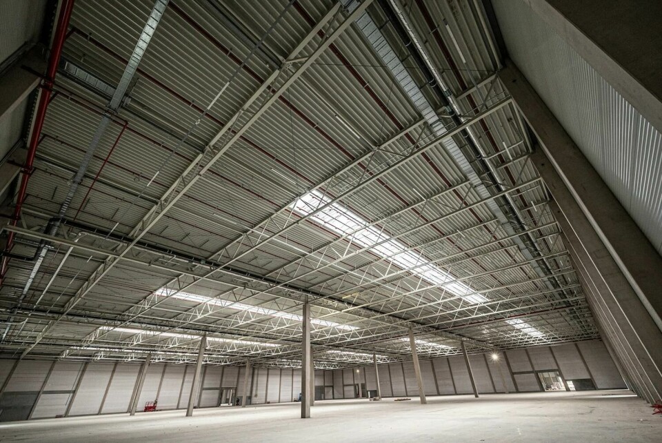 The logistics hall at Daimler Truck’s Halberstadt PDC Daimler Truck Halberstadt PDC logistics hall